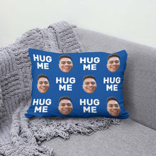 Load image into Gallery viewer, Face with Text Bed Pillow