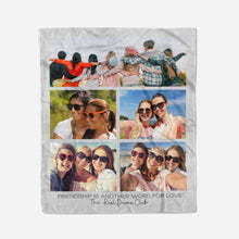 Load image into Gallery viewer, Friendship Gallery of Five Fleece Blanket