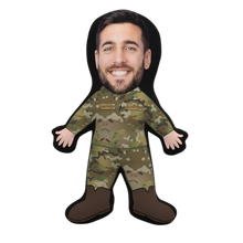 Load image into Gallery viewer, Armed Forces Human Doll Pillow