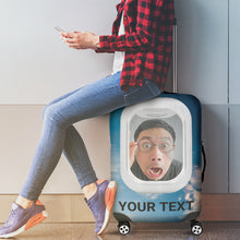 Load image into Gallery viewer, Airplane Window Luggage Wrap
