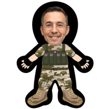 Load image into Gallery viewer, Armed Forces Human Doll Pillow