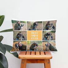 Load image into Gallery viewer, Best Mom Ever Collage Bed Pillow