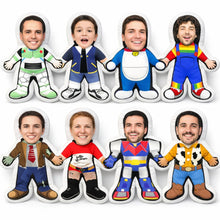 Load image into Gallery viewer, Cartoon Character Human Doll Pillow