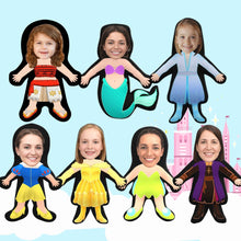 Load image into Gallery viewer, Disney Princess Human Doll Pillow