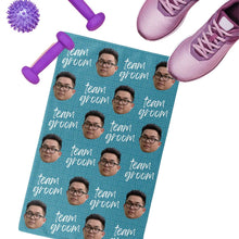 Load image into Gallery viewer, Face with Text Gym or Hand Towel