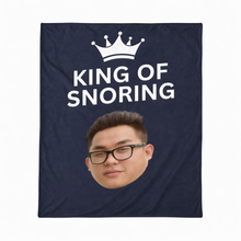 Load image into Gallery viewer, King of Snoring Blanket