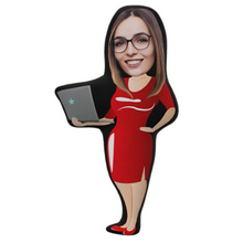 Load image into Gallery viewer, Women's Outfit Human Doll Pillow