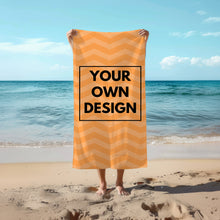 Load image into Gallery viewer, Your Own Design Beach Towel