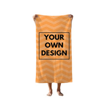 Load image into Gallery viewer, Your Own Design Beach Towel