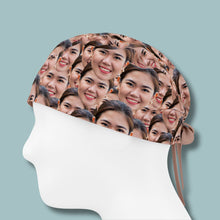 Load image into Gallery viewer, Crazy Face Pattern Scrub Cap