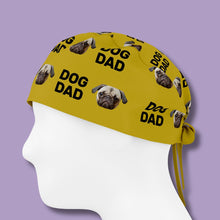 Load image into Gallery viewer, Face With Text Scrub Cap