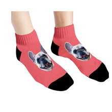 Load image into Gallery viewer, Portrait Face Low Cut Socks