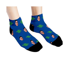 Load image into Gallery viewer, Face with Texts Low Cut Socks