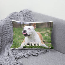 Load image into Gallery viewer, Photo with Name Bed Pillow