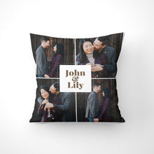 Load image into Gallery viewer, Couple Gallery of Four Throw Pillow