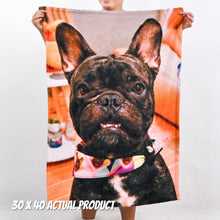 Load image into Gallery viewer, Colorblock Pattern Fleece Blanket