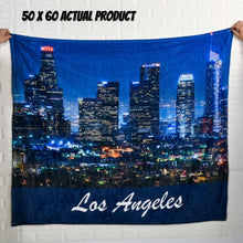 Load image into Gallery viewer, Family Collage of Six Fleece Blanket