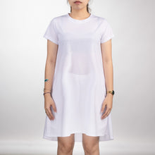 Load image into Gallery viewer, Face with Text T-Shirt Dress