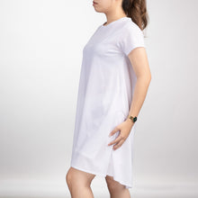 Load image into Gallery viewer, Face with Text T-Shirt Dress