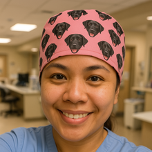 Load image into Gallery viewer, Face Pattern Scrub Cap