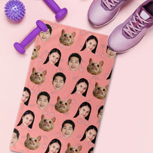 Load image into Gallery viewer, Face Pattern Gym or Hand Towel