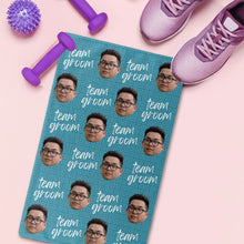 Load image into Gallery viewer, Face with Text Gym or Hand Towel