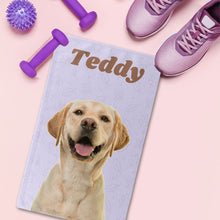 Load image into Gallery viewer, Portrait with Text Gym or Hand Towel