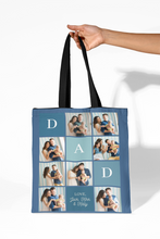 Load image into Gallery viewer, Colorblock Pattern Tote Bag