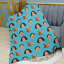 Load image into Gallery viewer, Face Pattern Blanket