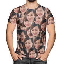 Load image into Gallery viewer, Crazy Face Pattern Men's T-shirt