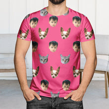 Load image into Gallery viewer, Face Pattern Men's T-shirt