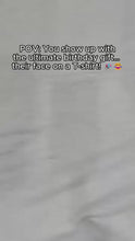 Load and play video in Gallery viewer, Face with Text Men's T-shirt