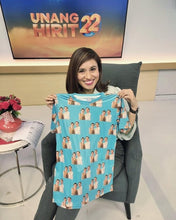 Load image into Gallery viewer, Portrait Face Pattern Women's T-shirt