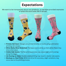 Load image into Gallery viewer, Crazy Heads Crew Socks