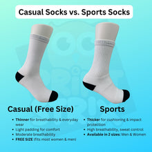 Load image into Gallery viewer, Crazy Heads Crew Socks
