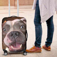 Load image into Gallery viewer, Zoomed Face Luggage Wrap