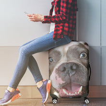 Load image into Gallery viewer, Zoomed Face Luggage Wrap