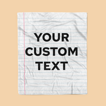 Load image into Gallery viewer, Letter Blanket