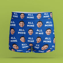 Load image into Gallery viewer, Face with Texts Boxer Briefs
