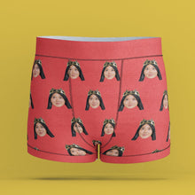 Load image into Gallery viewer, Face Pattern Boxer Briefs