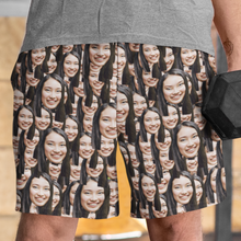 Load image into Gallery viewer, Crazy Face Cotton Shorts