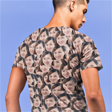 Load image into Gallery viewer, Crazy Face Pattern Men's T-shirt