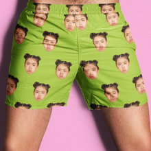 Load image into Gallery viewer, Face Pattern Cotton Shorts