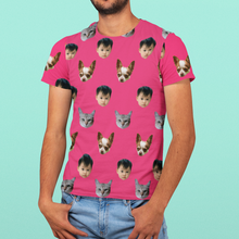 Load image into Gallery viewer, Face Pattern Men's T-shirt