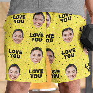 Face with Texts Boxer Shorts