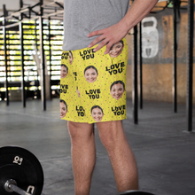 Load image into Gallery viewer, Face with Texts Boxer Shorts
