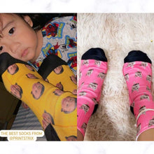 Load image into Gallery viewer, Portrait Face Low Cut Socks