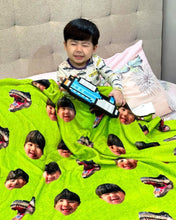 Load image into Gallery viewer, Portrait Face Blanket