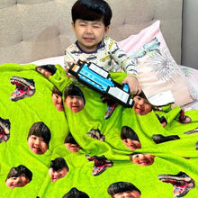 Load image into Gallery viewer, Face with Texts Blanket