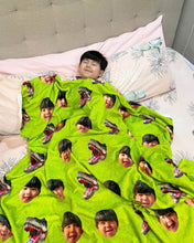 Load image into Gallery viewer, Face Pattern Blanket